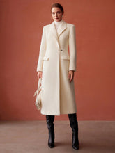 PREMIUM WOOL-BLEND HOOK CLASP COAT