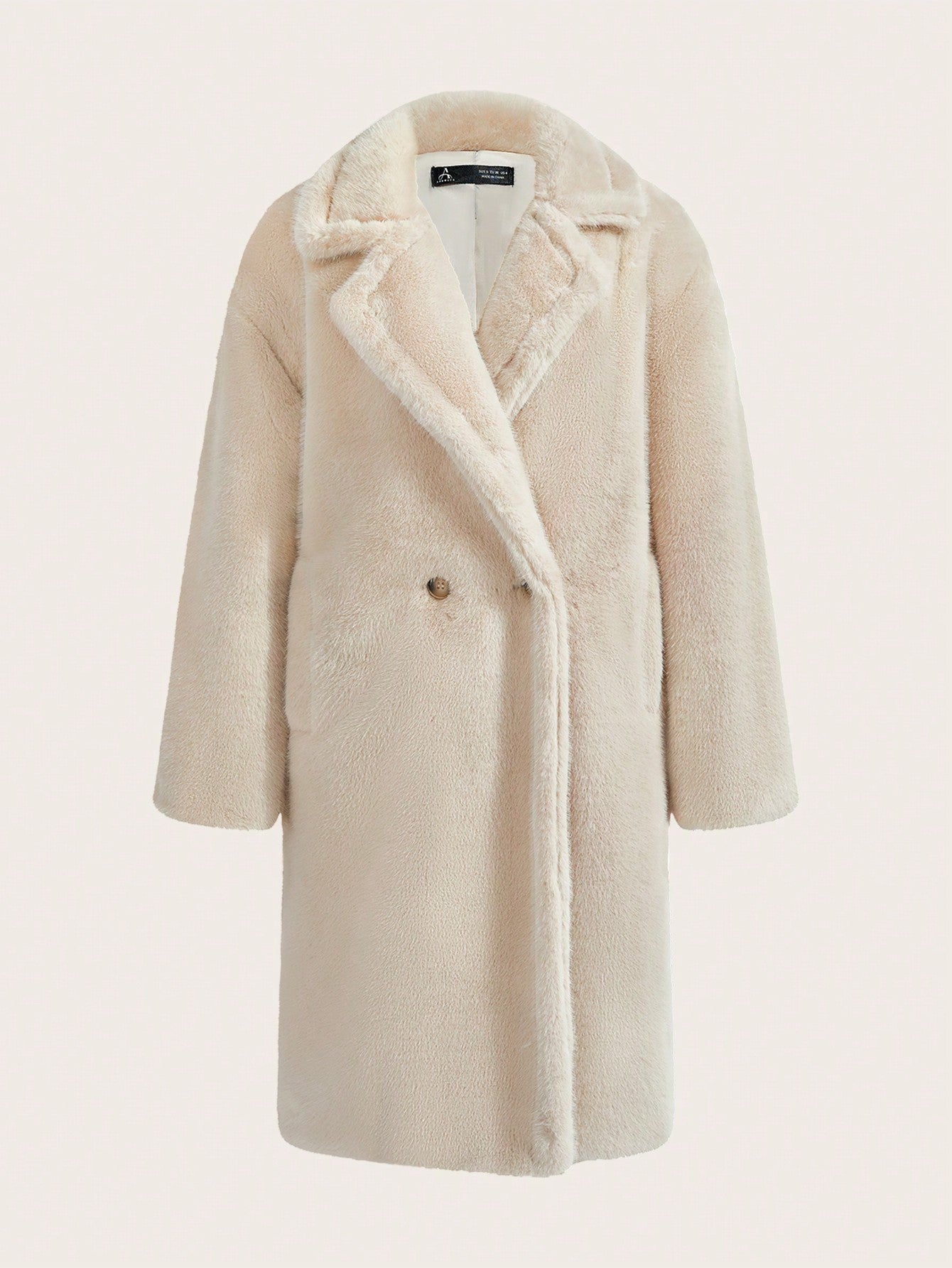 Women's Long Fluffy Teddy Coat, Fashion Versatile